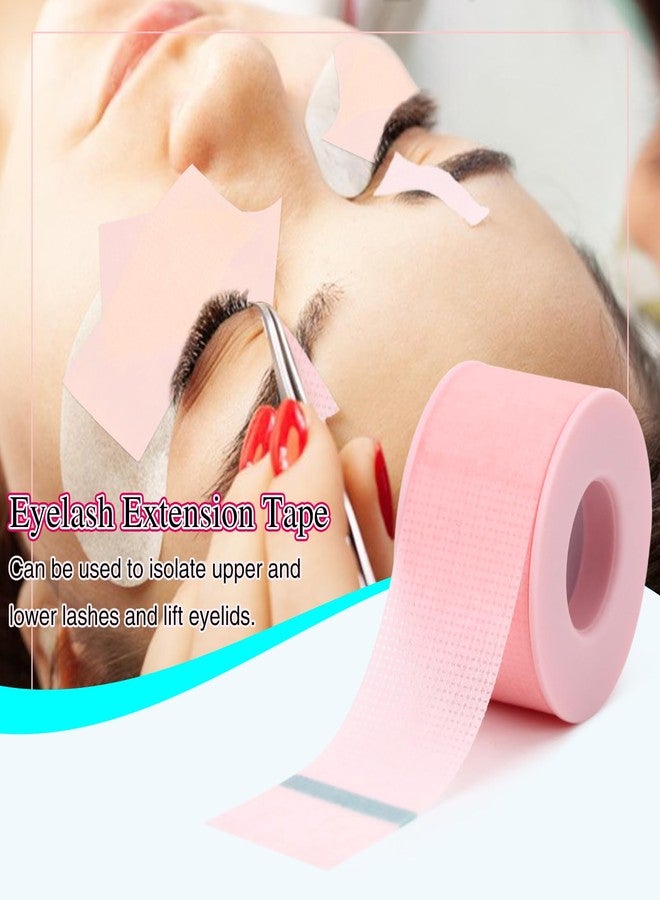 LZM Lash Tape for Eyelash Extensions,Eyelash Tape Silicone Gel Eyelash Extension Tape for Sensitive Skin Pain-Free Removal Breathable Lash Extensions Tape (1in x 4yd, 2Rolls,Pink) - Image 5